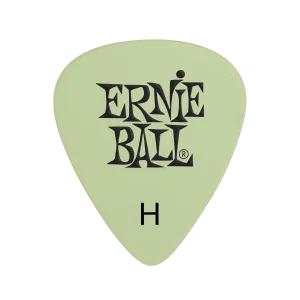 Ernie Ball Super Glow Cellulose Heavy Picks, Bag of 12