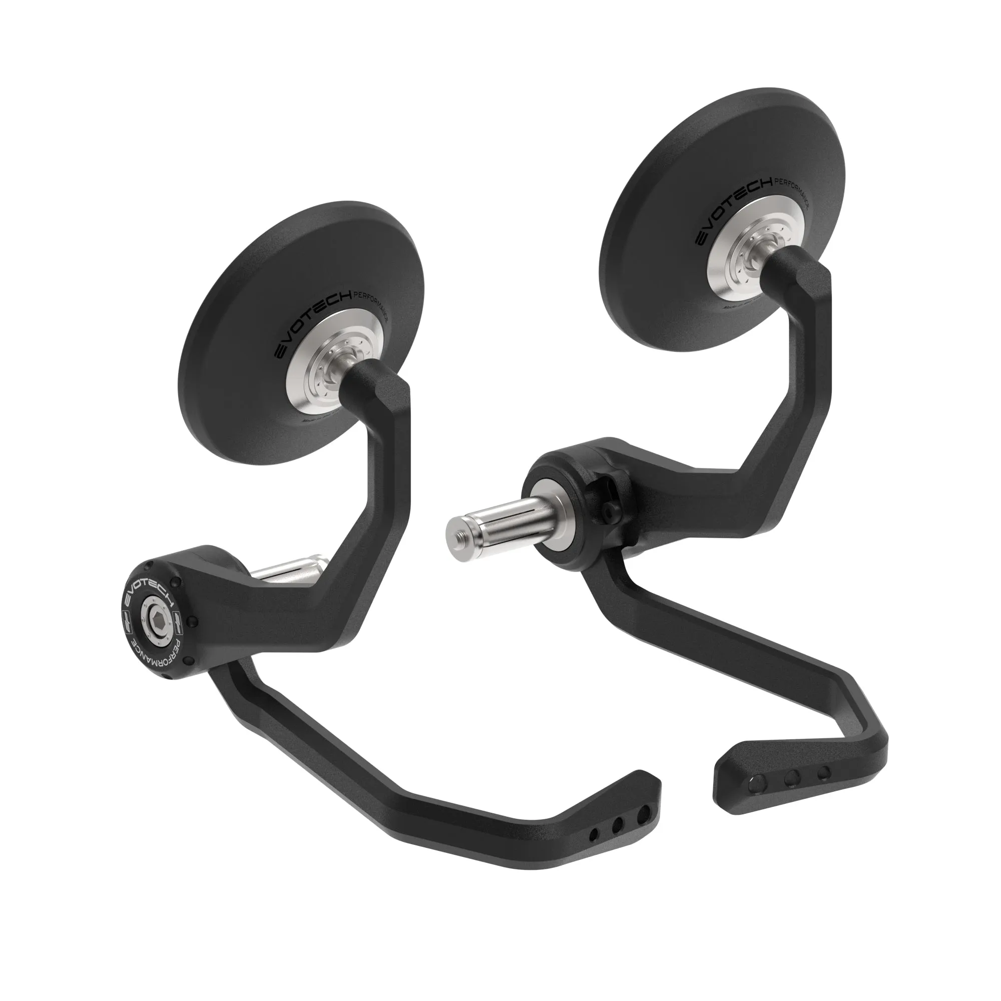 Evotech Bar End Mirrors / Brake and Clutch Protector Kit - Ducati Scrambler 1100 Dark Pro (2021 )