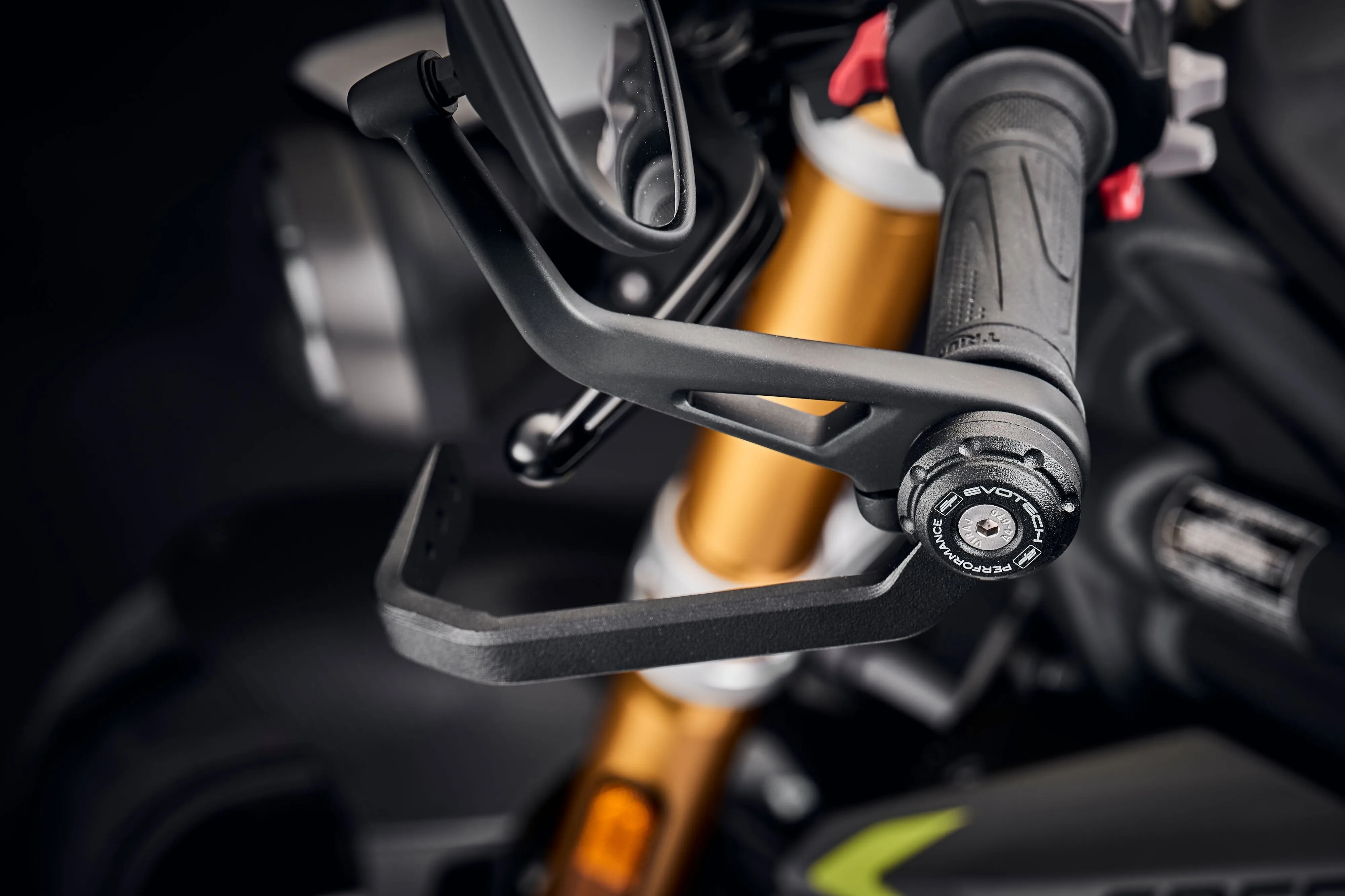 Evotech Triumph Street Triple 765 RS Brake And Clutch Lever Protector Kit (2023 ) (Bar End Mirror Version)