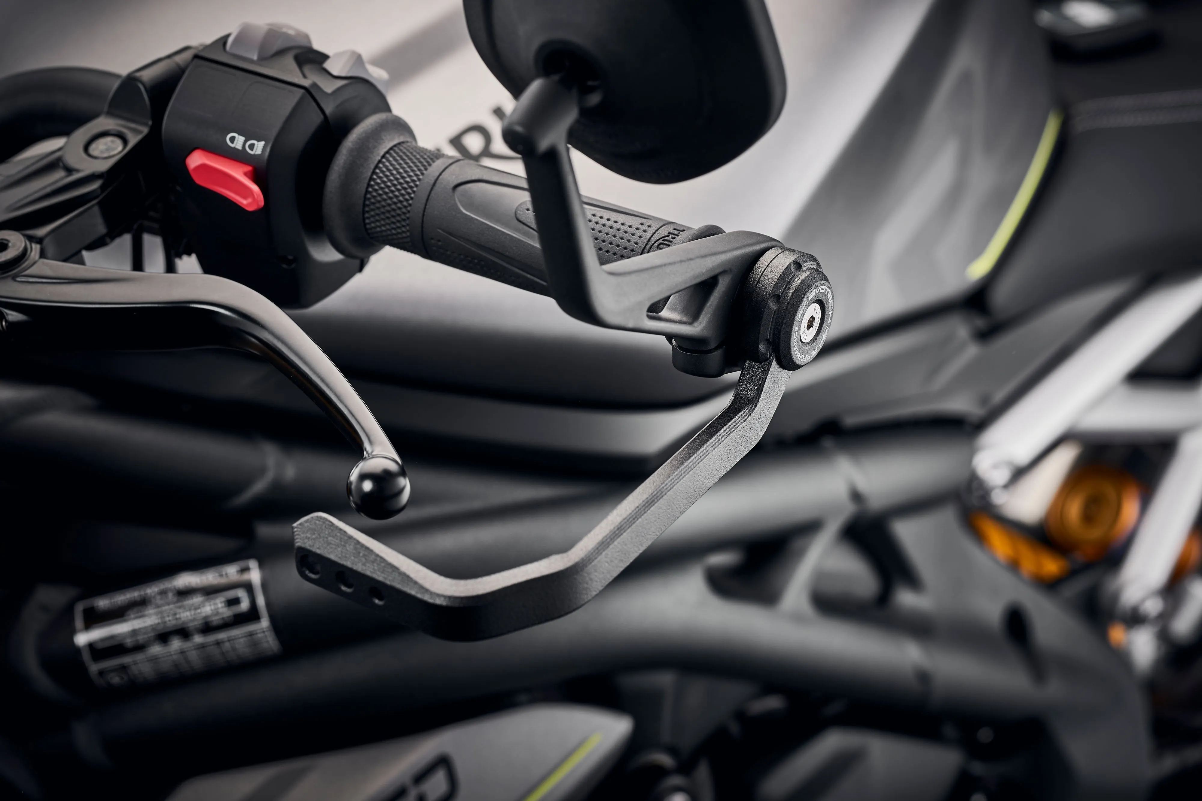 Evotech Triumph Street Triple 765 RS Brake And Clutch Lever Protector Kit (2023 ) (Bar End Mirror Version)