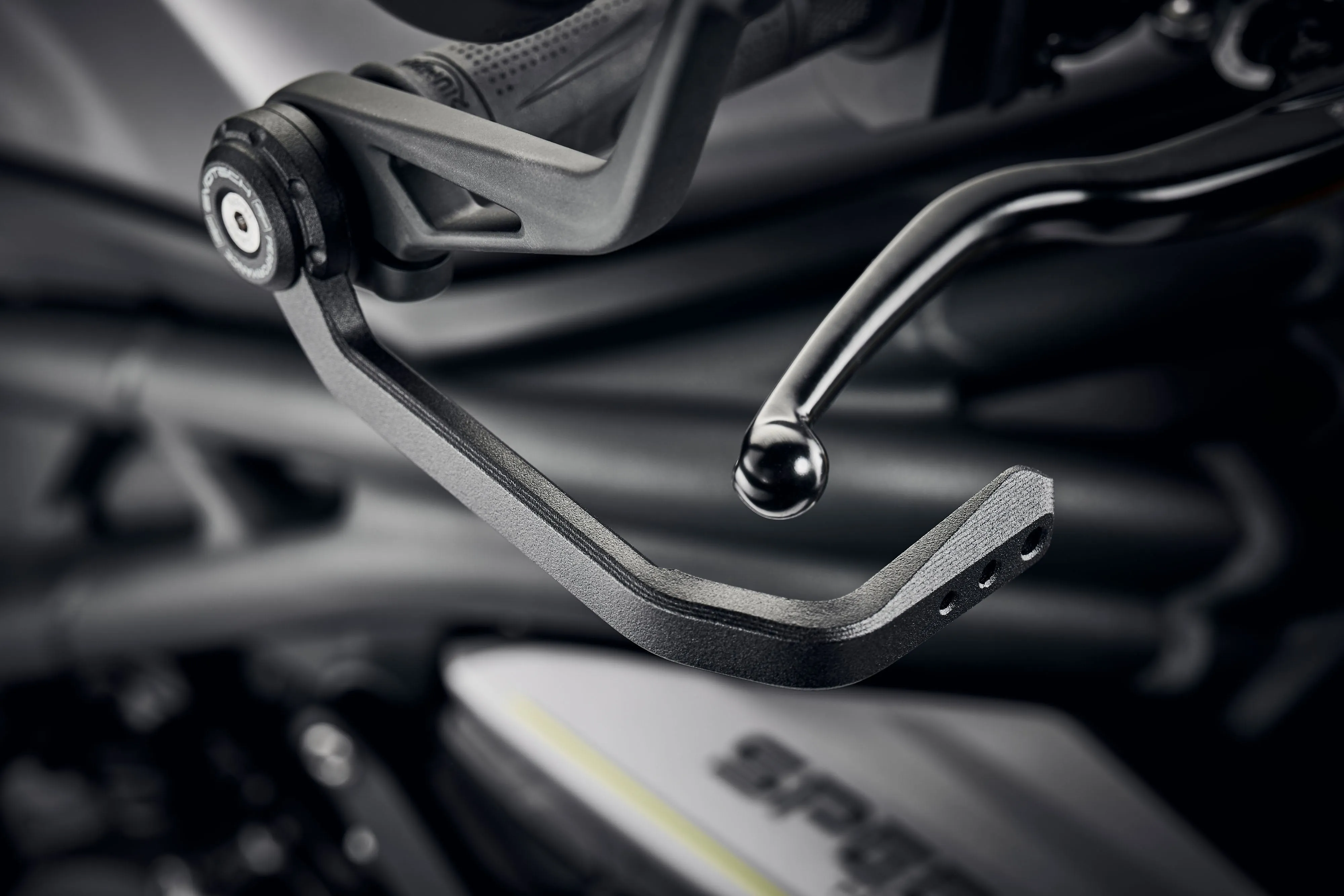 Evotech Triumph Street Triple 765 RS Brake And Clutch Lever Protector Kit (2023 ) (Bar End Mirror Version)