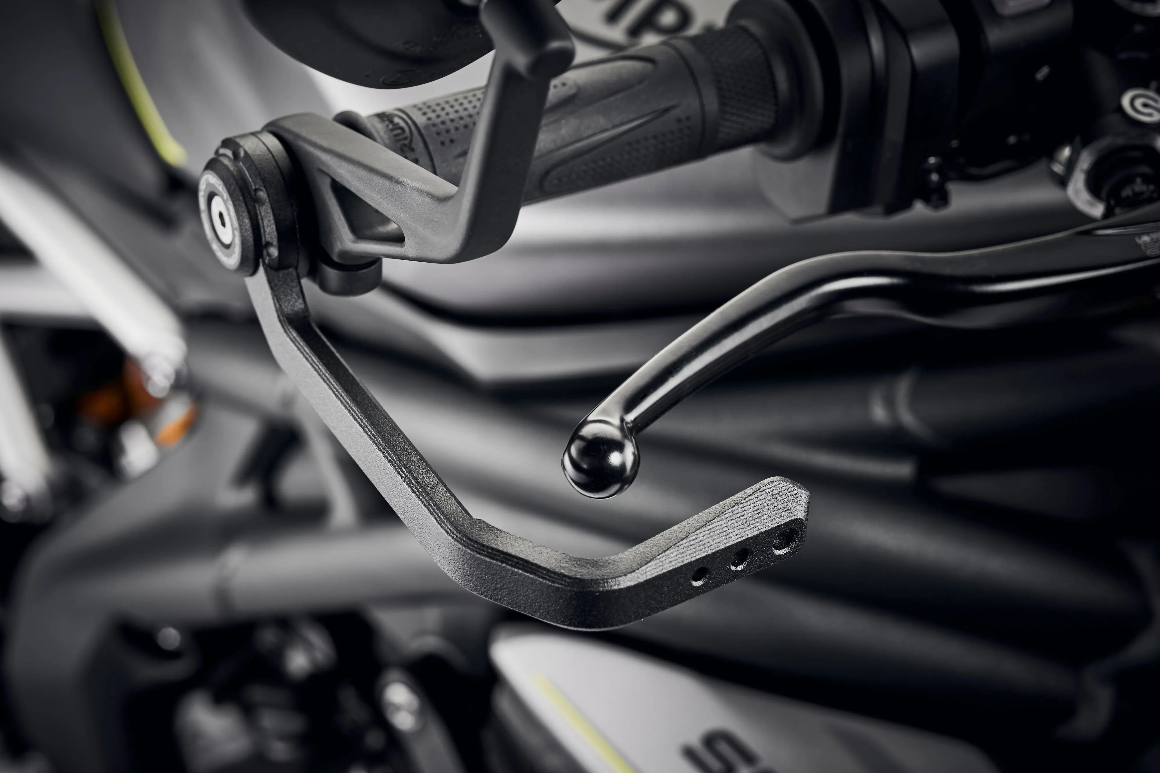 Evotech Triumph Street Triple 765 RS Brake And Clutch Lever Protector Kit (2023 ) (Bar End Mirror Version)