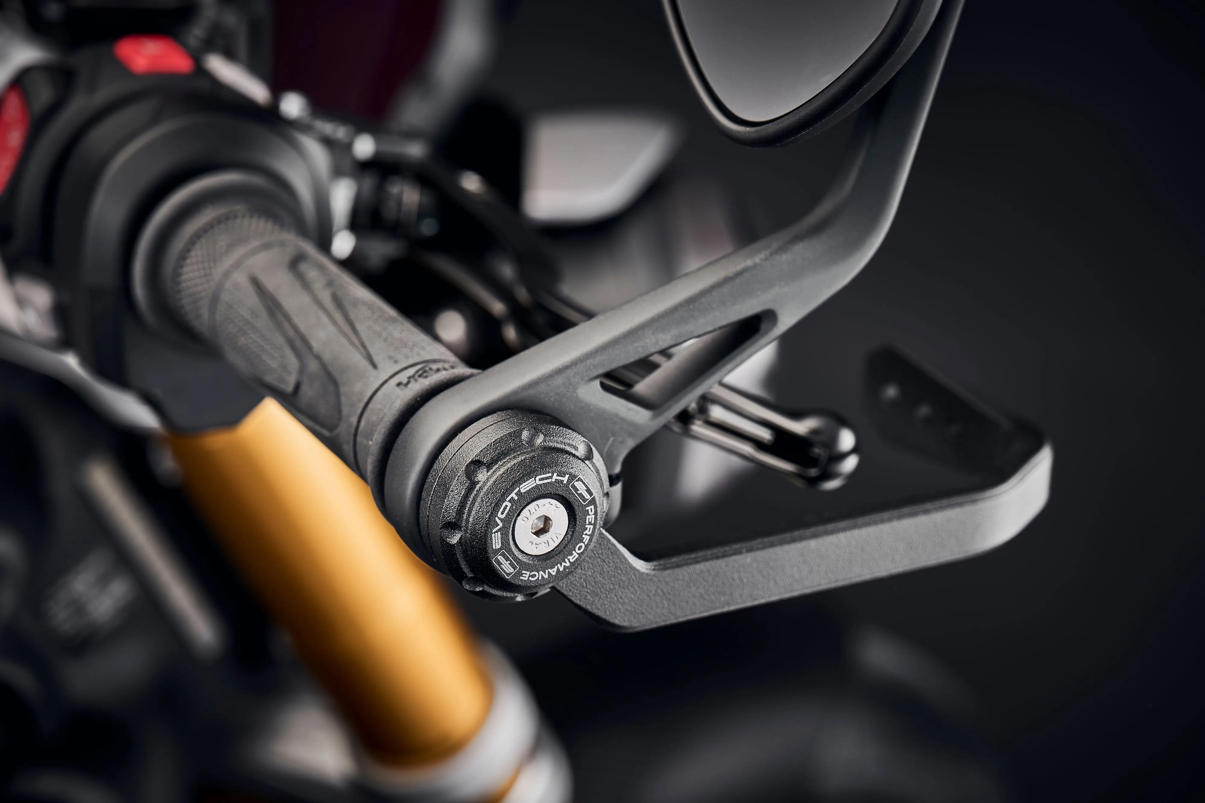 Evotech Triumph Street Triple 765 RS Brake And Clutch Lever Protector Kit (2023 ) (Bar End Mirror Version)