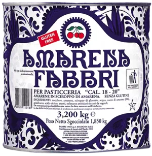 Fabbri AMARENA 18/20 NAT - 6 x 3.2 KG Tin - Fabbri Canada