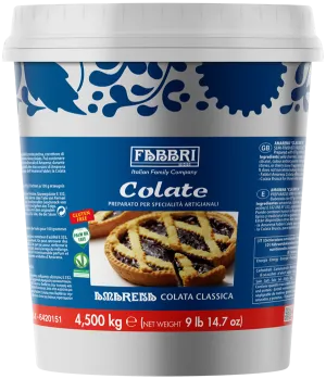 Fabbri AMARENA FABBRI CLASSIC FILLING - COLATA CLASSICA - BAKE PROOF JAMS FOR PASTRY - 3 x 4.5KG Tin - Fabbri Canada