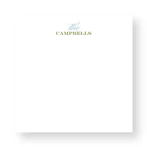 Family Last Name Notepad