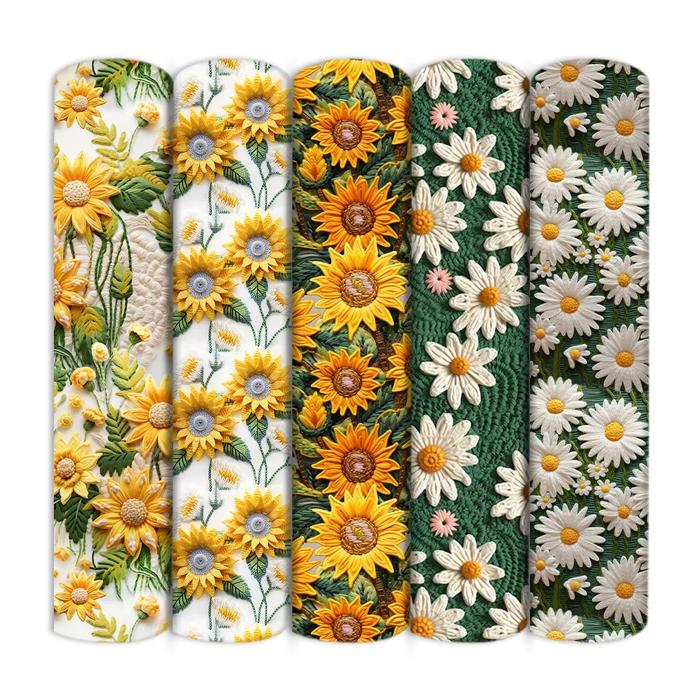 faux embroidery fabric
