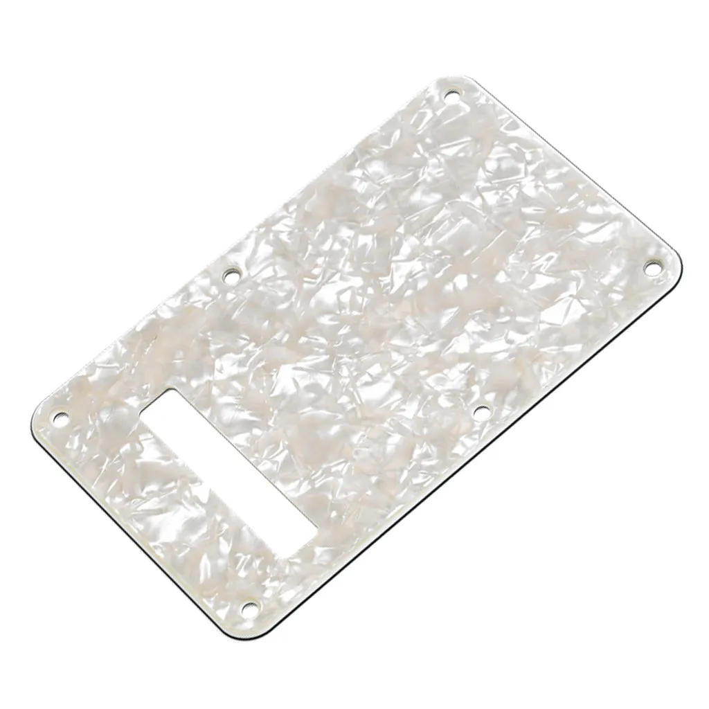 Fender - Backplate, Stratocaster®, Aged White Moto, 4-Ply