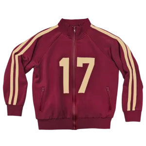 filthy® 2-Stripe track Jacket maroon