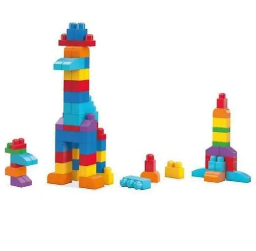 Fisher Price Mega Bloks First Builders 80Pce Pieces Big Building Bag Blocks Kids