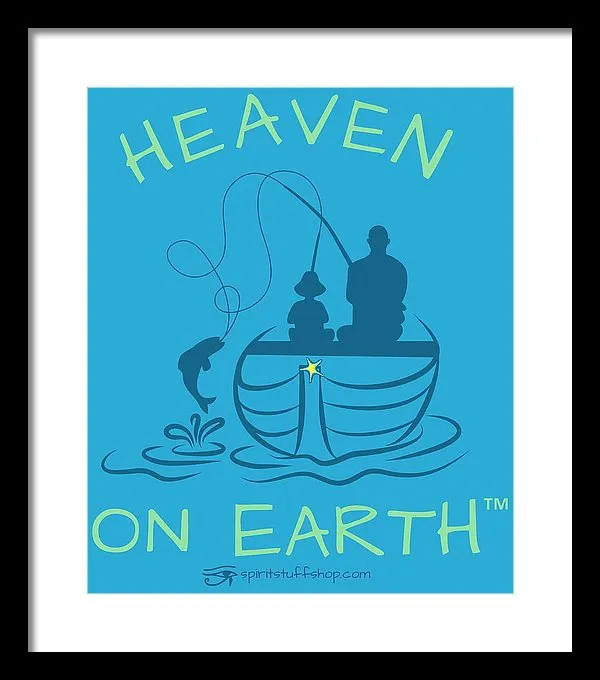 Fishing Heaven On Earth - Framed Print