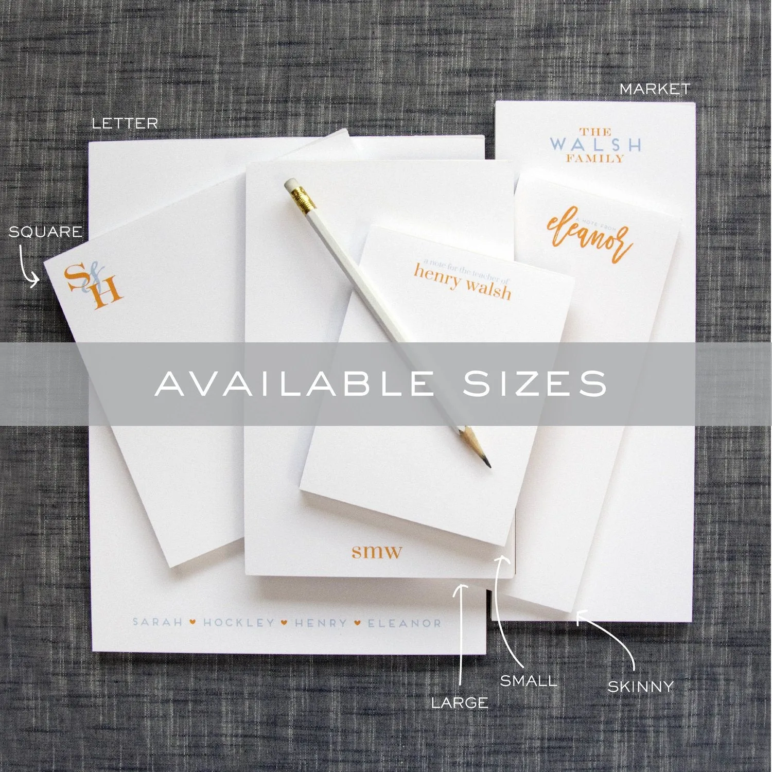 Floral Monogram Notepad