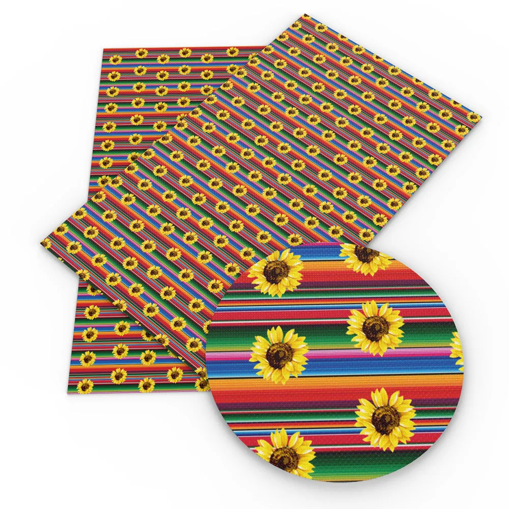 Flower Theme Printed Fabric