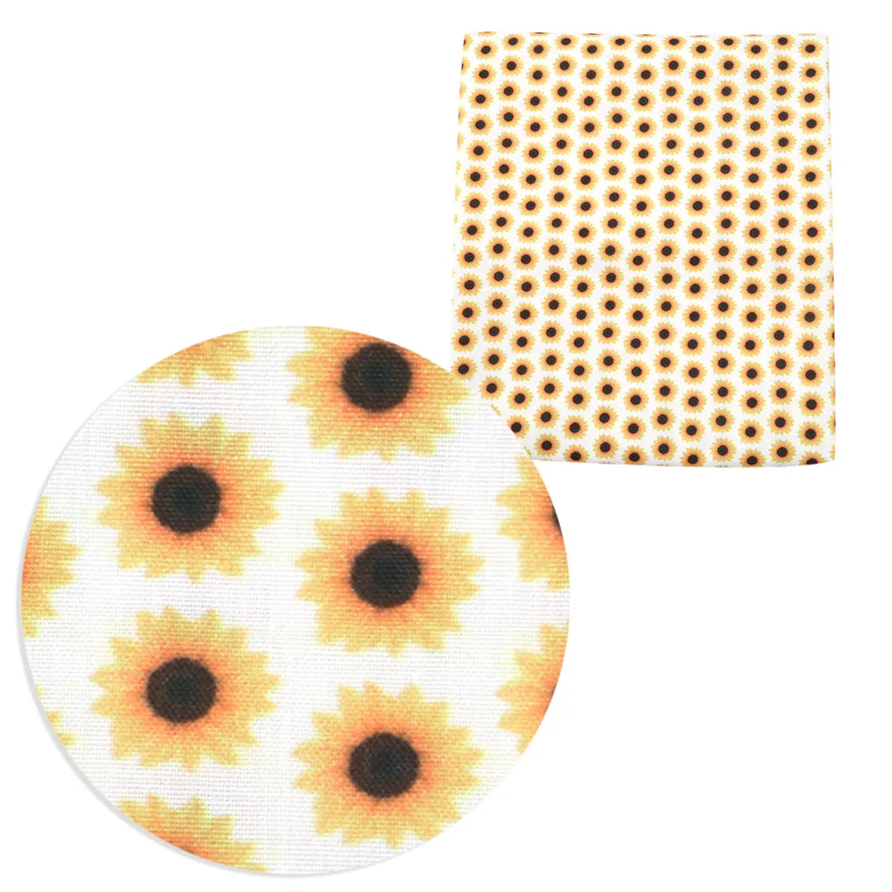 Flower Theme Printed Fabric