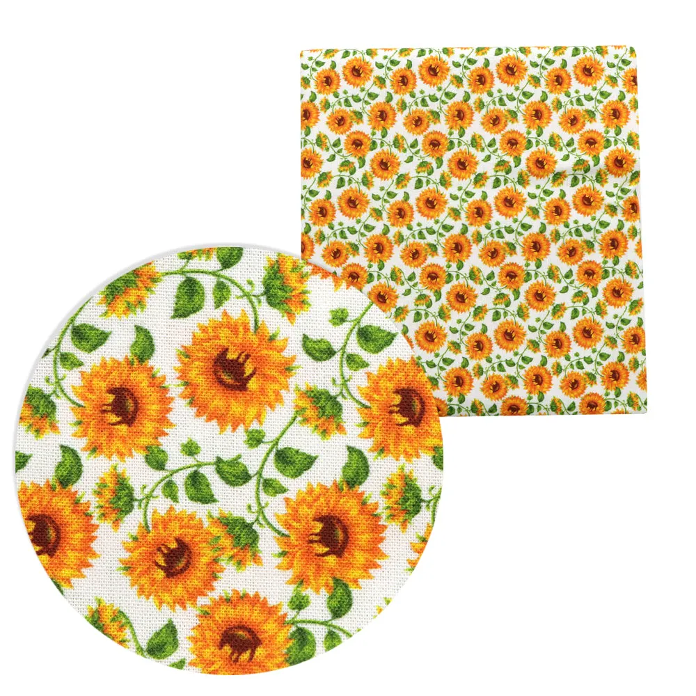 Flower Theme Printed Fabric