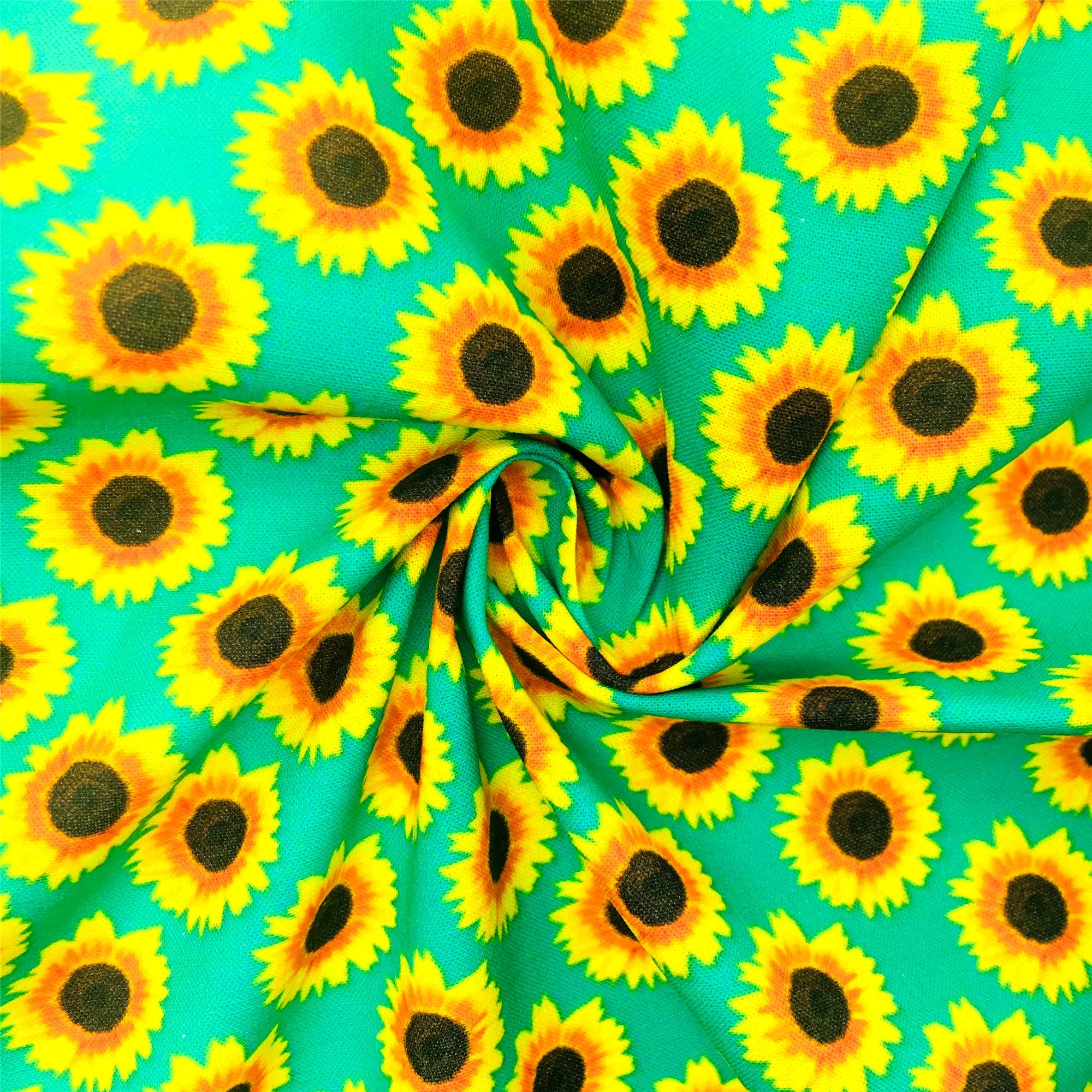 Flower Theme Printed Fabric
