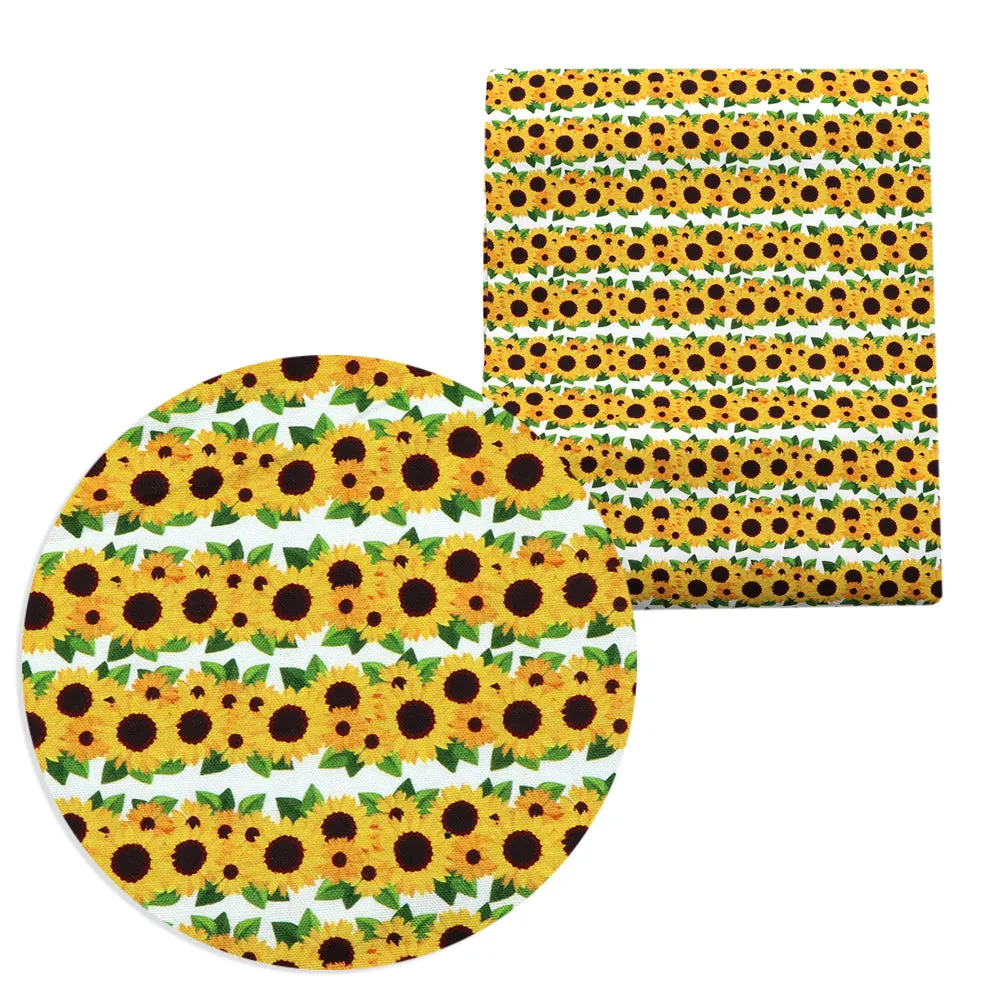 Flower Theme Printed Fabric