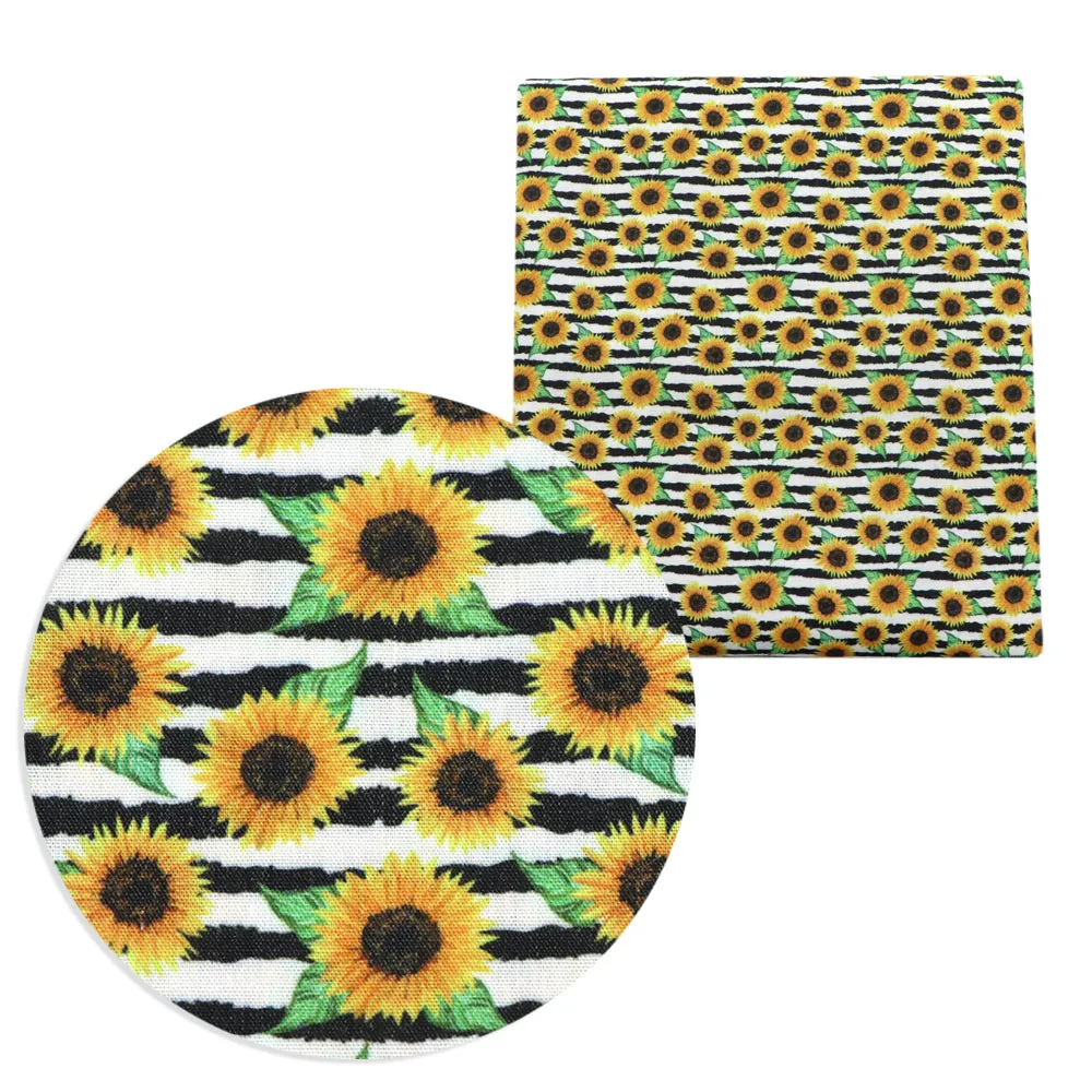 Flower Theme Printed Fabric