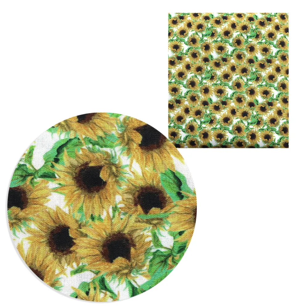 Flower Theme Printed Fabric