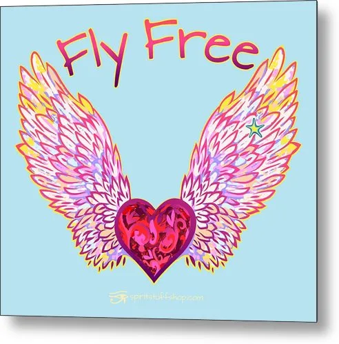 Fly Free - Metal Print