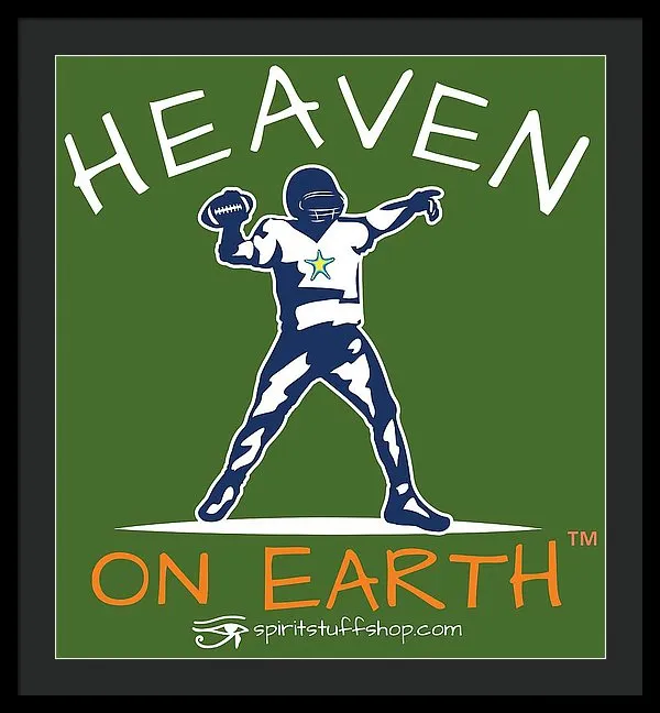 Football Heaven On Earth - Framed Print