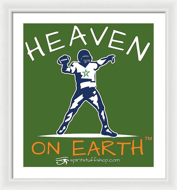 Football Heaven On Earth - Framed Print
