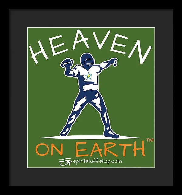 Football Heaven On Earth - Framed Print
