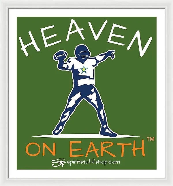 Football Heaven On Earth - Framed Print