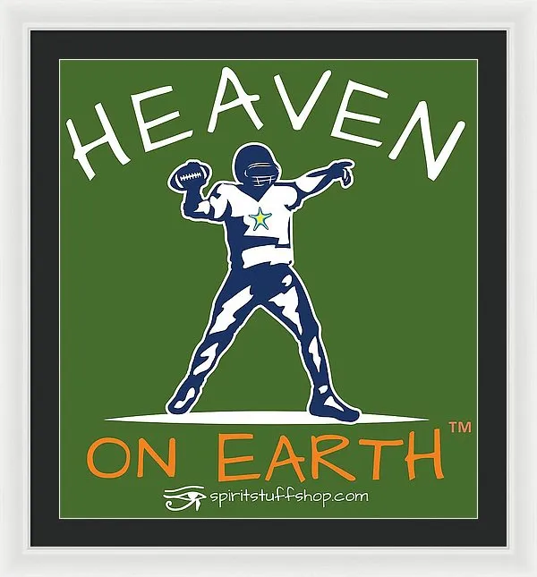 Football Heaven On Earth - Framed Print
