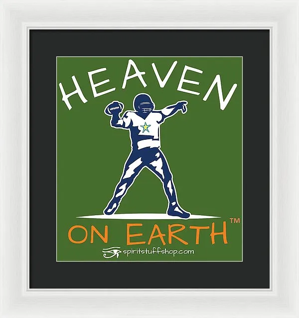 Football Heaven On Earth - Framed Print