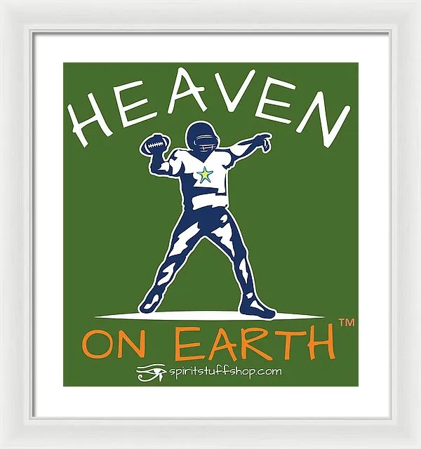 Football Heaven On Earth - Framed Print