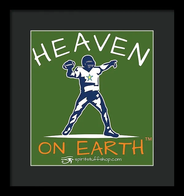 Football Heaven On Earth - Framed Print