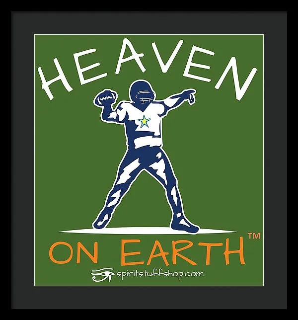 Football Heaven On Earth - Framed Print