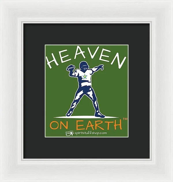 Football Heaven On Earth - Framed Print