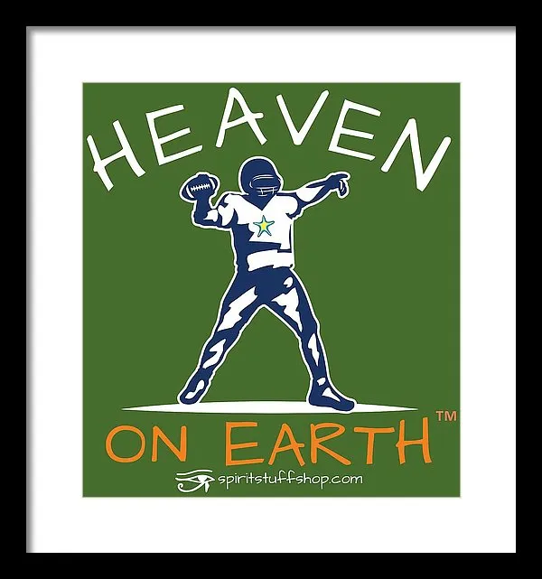 Football Heaven On Earth - Framed Print