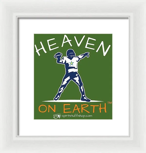 Football Heaven On Earth - Framed Print