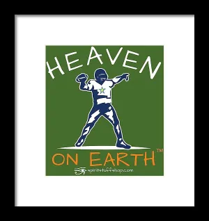 Football Heaven On Earth - Framed Print