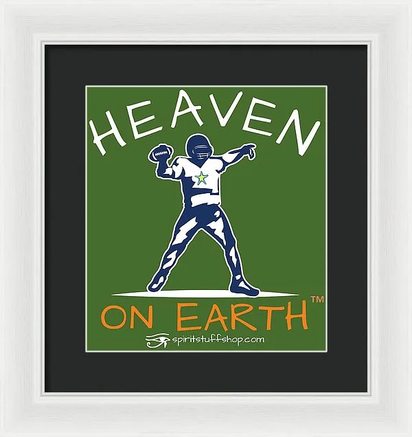 Football Heaven On Earth - Framed Print