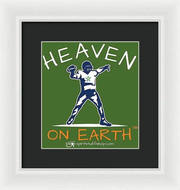 Football Heaven On Earth - Framed Print