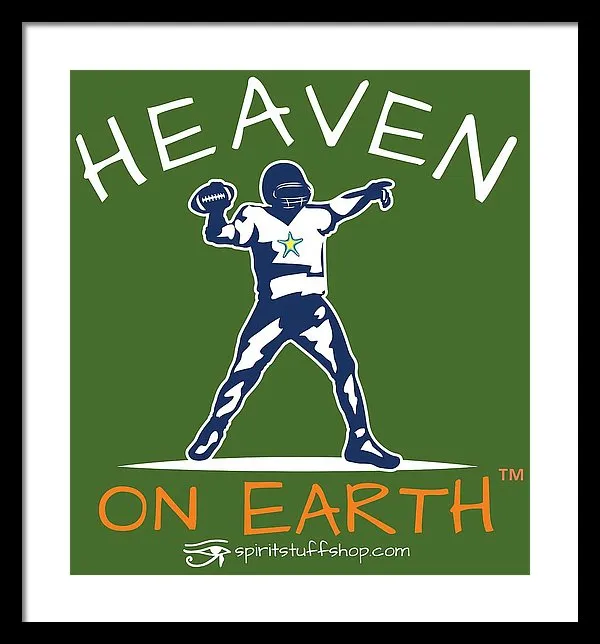 Football Heaven On Earth - Framed Print