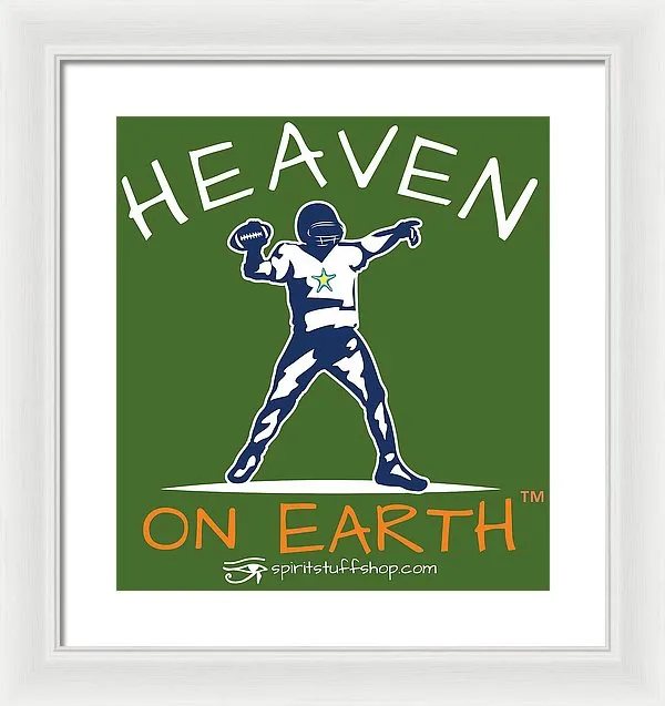 Football Heaven On Earth - Framed Print
