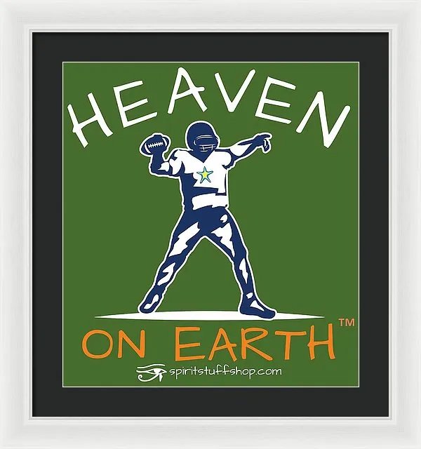 Football Heaven On Earth - Framed Print