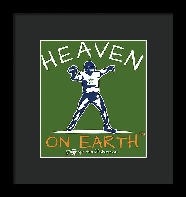 Football Heaven On Earth - Framed Print