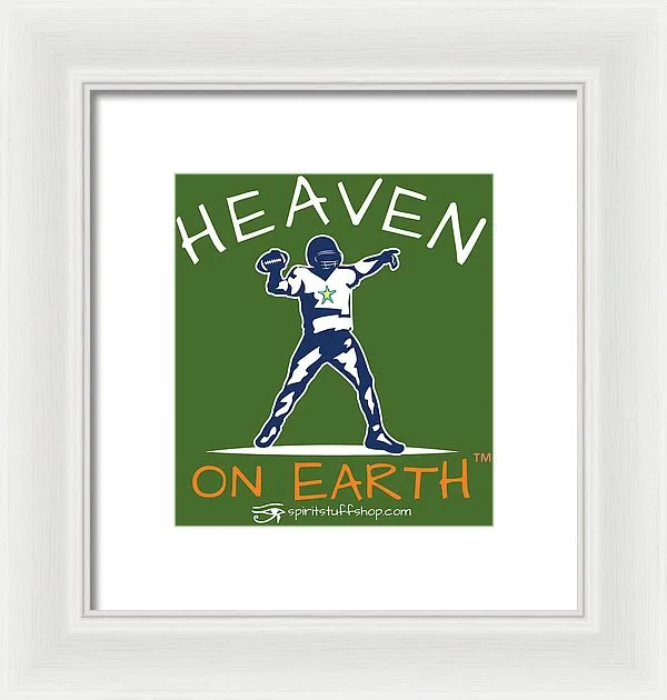 Football Heaven On Earth - Framed Print