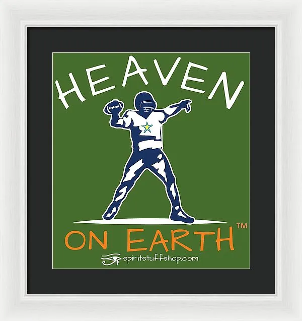 Football Heaven On Earth - Framed Print
