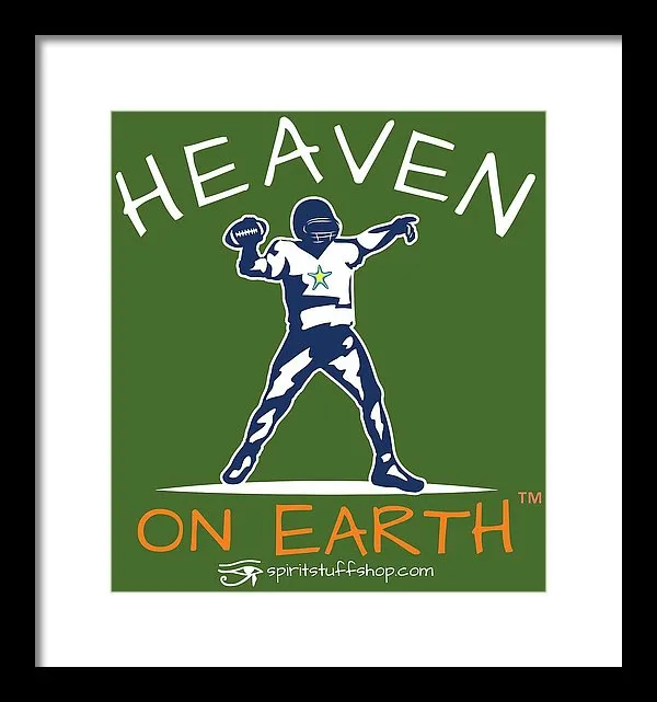 Football Heaven On Earth - Framed Print
