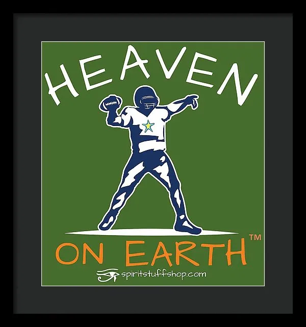 Football Heaven On Earth - Framed Print
