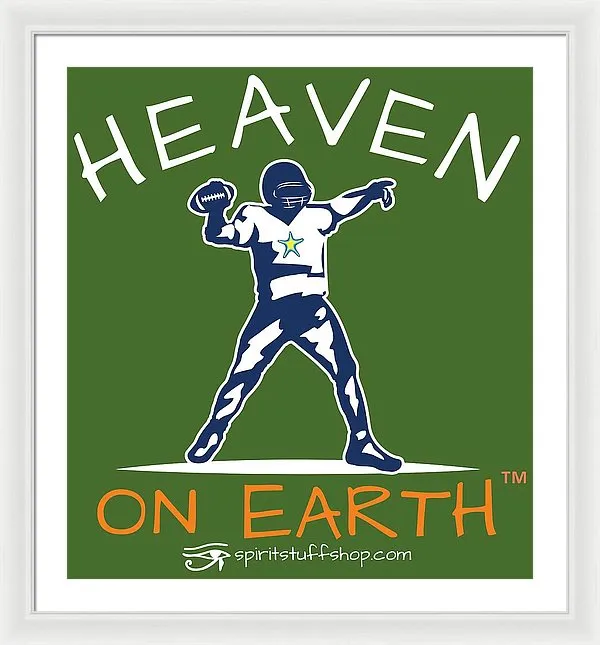 Football Heaven On Earth - Framed Print