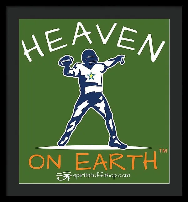 Football Heaven On Earth - Framed Print