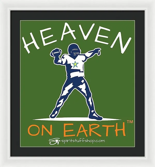 Football Heaven On Earth - Framed Print